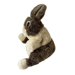 Folkmanis Baby Dutch Rabbit Bunny Full Body Hand Puppet Plush‎ Realistic Animal